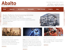 Tablet Screenshot of abalto.com